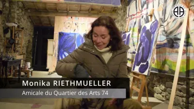 INTERVIEW de Monika RIETHMUELLER - Amicale du Quartier des arts de Ville-la-Grand (74)