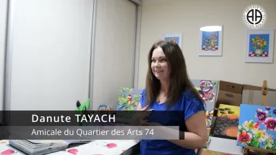 INTERVIEW de Danute TAYACH - Amicale du Quartier des arts de Ville-la-Grand (74)