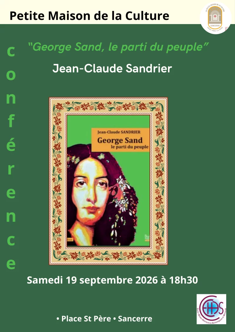[Conference] "George Sand, le parti du peuple" par Jean-Claude Sandrier