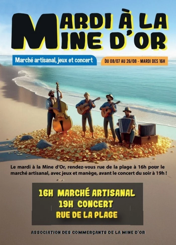 Marché artisanal nocturne : Mine d'Or