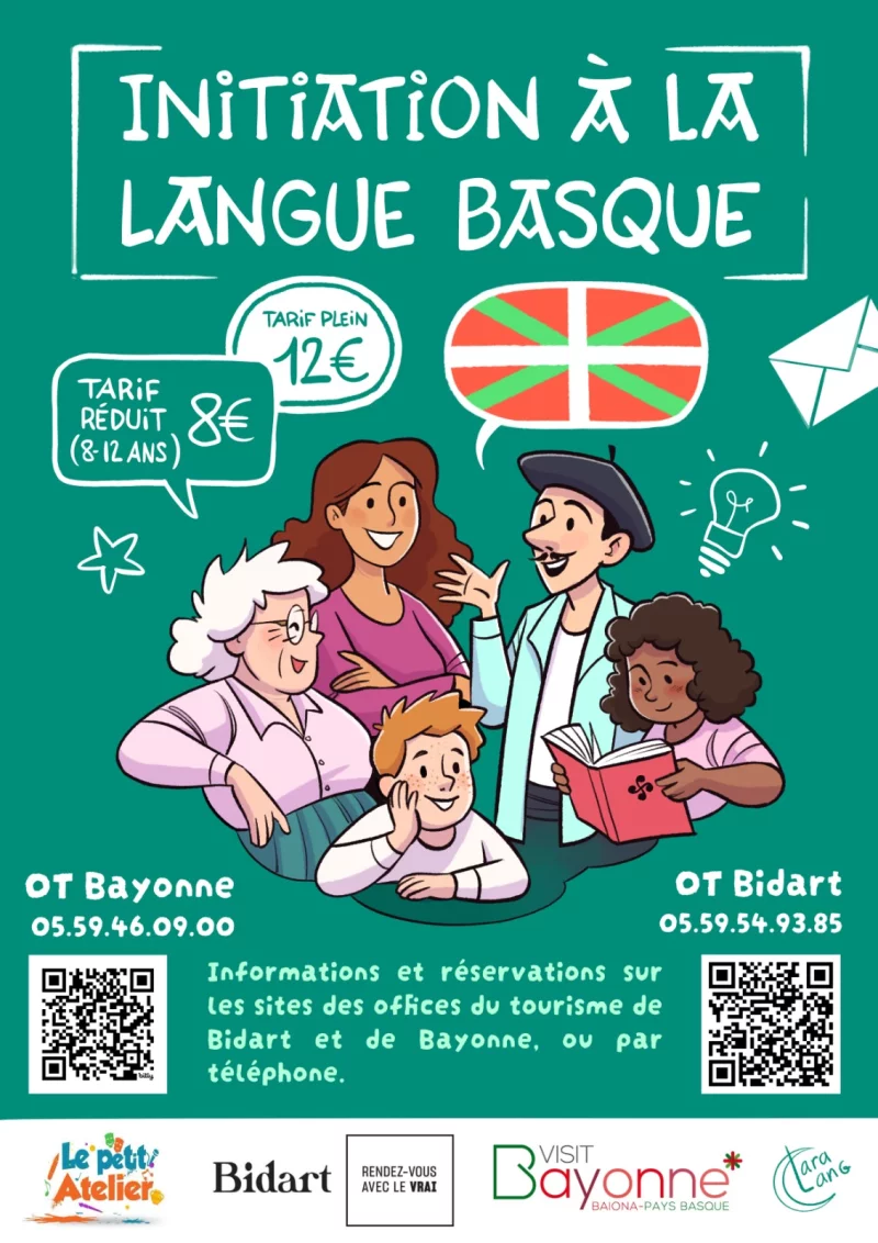 Ateliers découverte / initiation à la langue basque