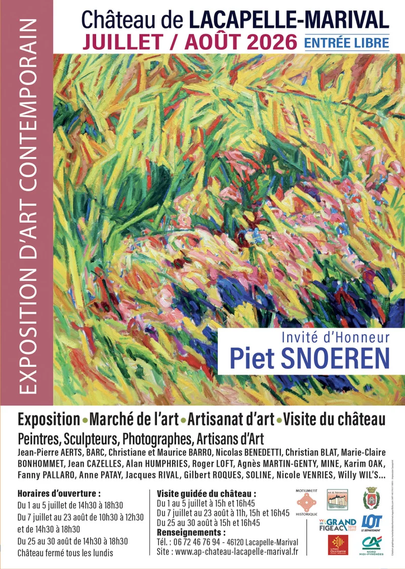 Exposition d'été au château de Lacapelle-Marival
