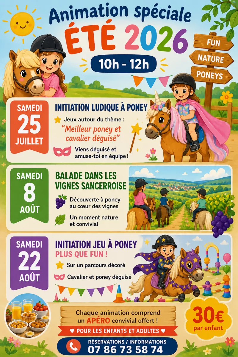 Initiation jeu à poney, plus que Fun !