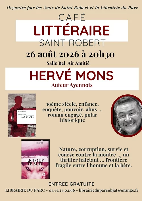 Café littéraire avec Corinne CHAMPOUGNY