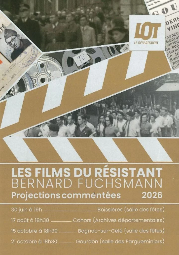 Projection : Les films du résistant Bernard Fuchsmann à Bagnac-sur-Célé