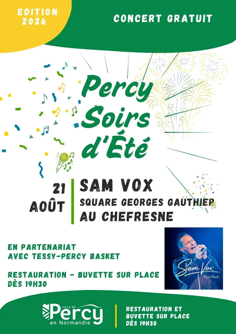 Percy Soirs d'été | Sam Vox