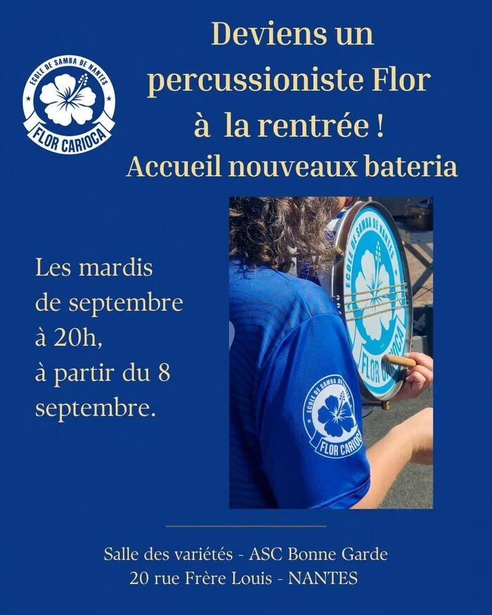 Portes ouvertes de l'école de samba Flor Carioca