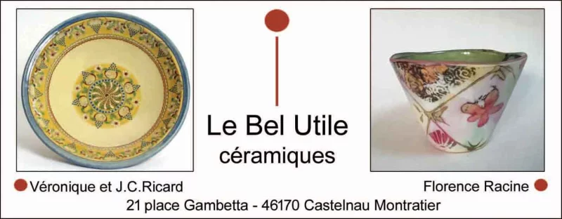 Exposition de céramiques à la galerie Le Bel Utile