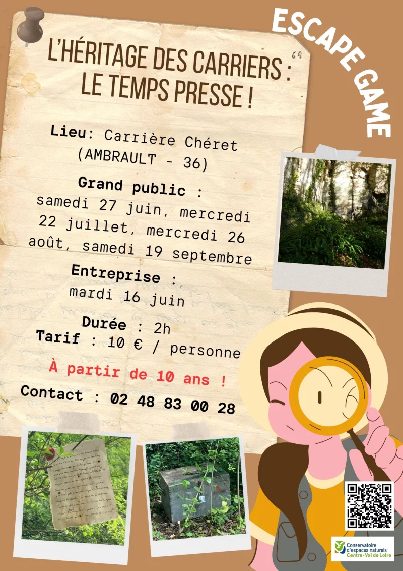 L'héritage des carriers : le temps presse ! (escape game)