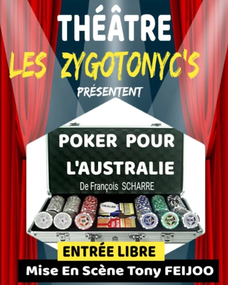 Théatre-comédie "Poker pour l'Australie" 2026