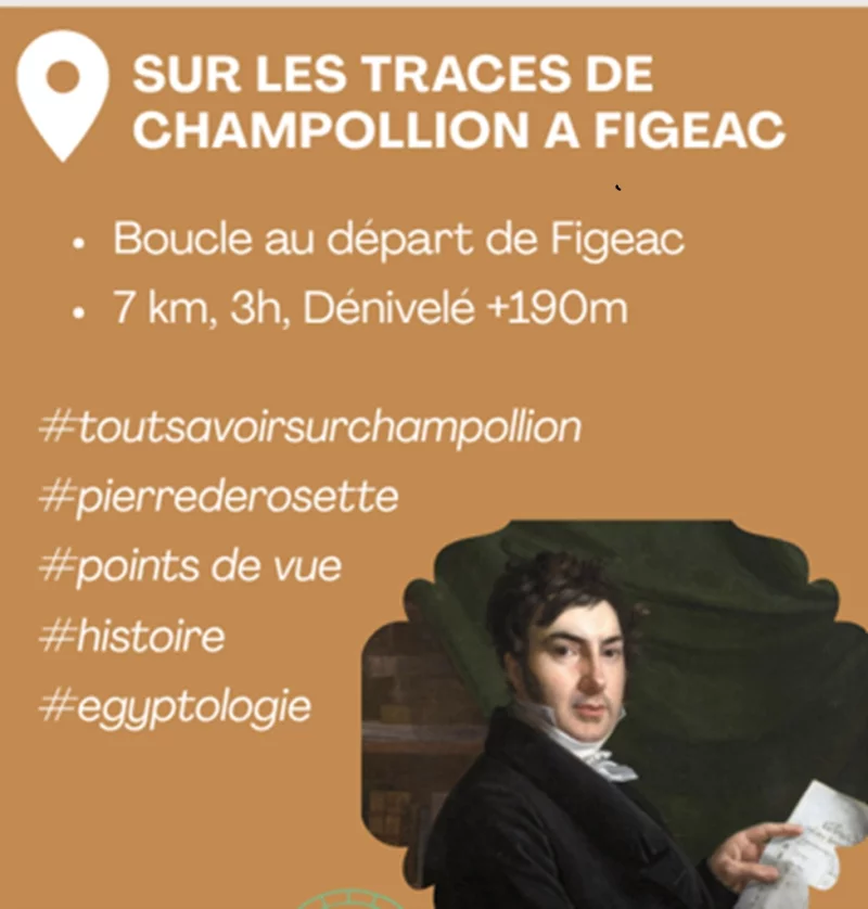 Randonnée – Sur les traces de Champollion à Figeac