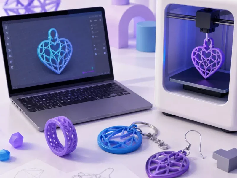 Atelier de création 3D : Création de bijoux & porte-clés