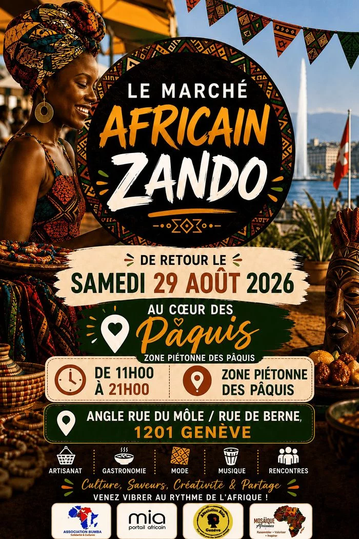 Le Marché Africain Zando revient aux Pâquis
