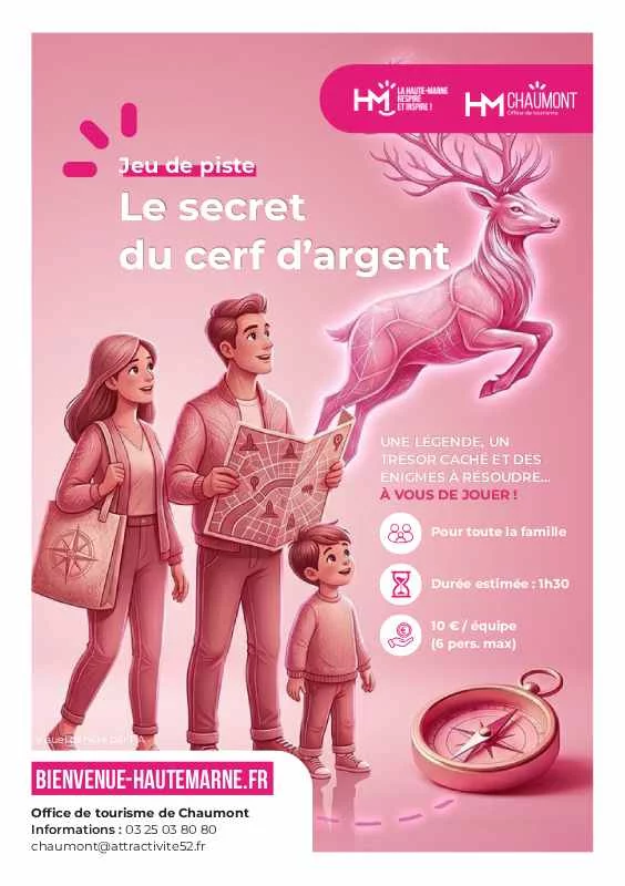 Jeu de piste urbain : le secret du cerf d'argent