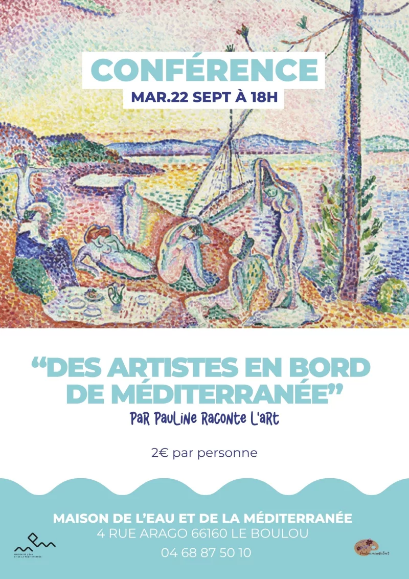 *CONFÉRENCE DES ARTISTES EN BORD DE MEDITERRANÉE