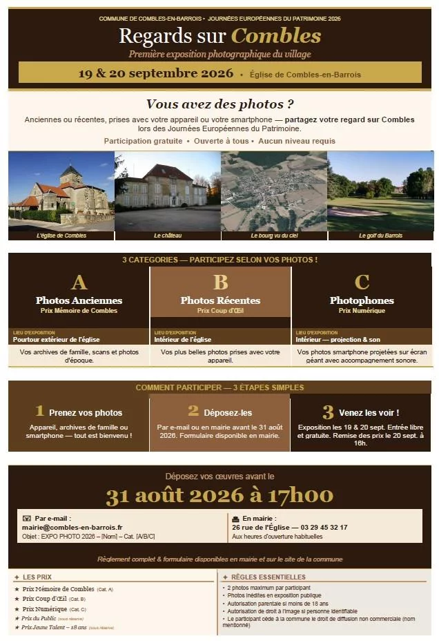 Concours photo - Regards sur Combles-en-Barrois