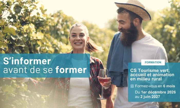 S'informer avant de se former - CS Tourisme vert, accueil et animation en milieu rural