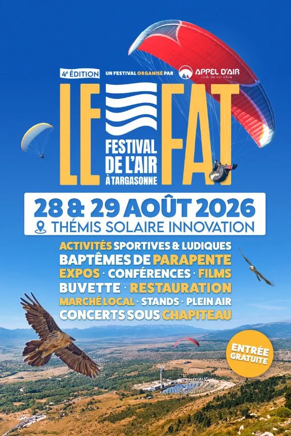Festival de l'air à Targassonne :  grands rapaces et sport de nature ?