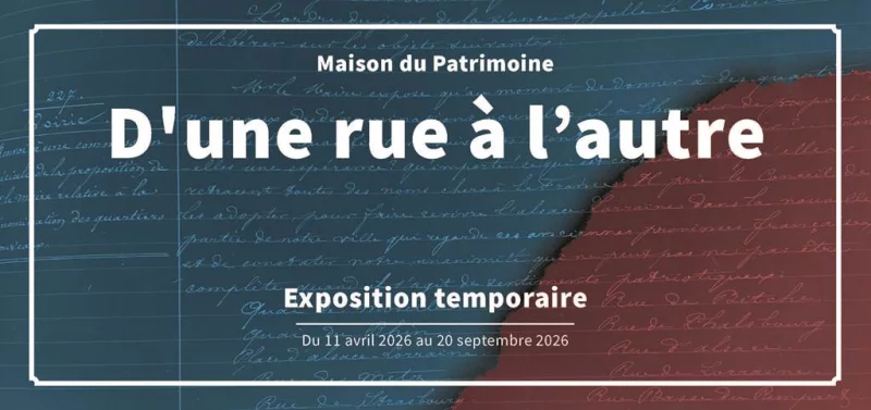 Exposition : “D’une rue à l’autre”