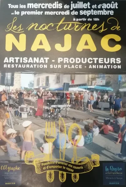 Marché nocturne de Najac