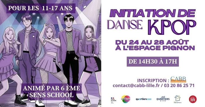 stage danse KPOP pour les 11-17 ans