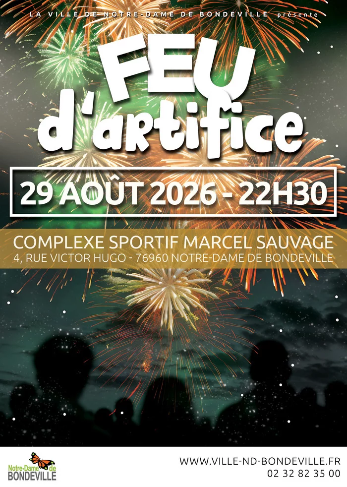 Feu d'artifice de Notre-Dame de Bondeville