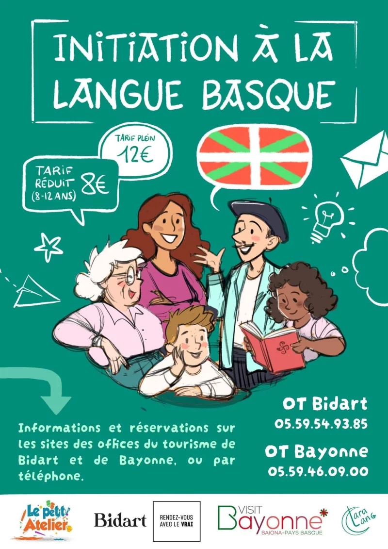 Initiation à la langue basque à l'Office de Tourisme de Bayonne