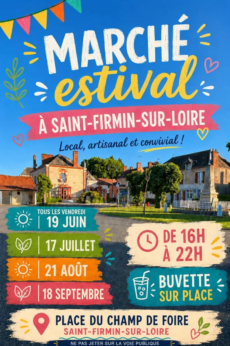 Marché estival