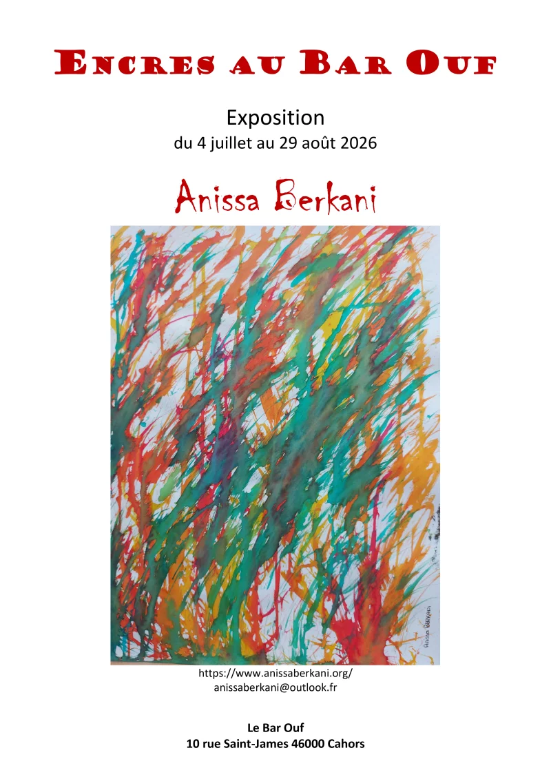 Exposition d'Anissa Berkani : "L'encre vivante"
