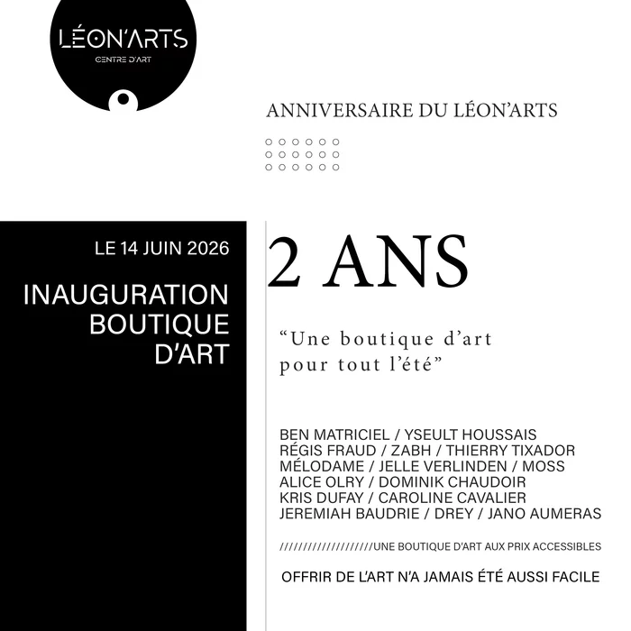 Boutique d'été au Léon'Arts