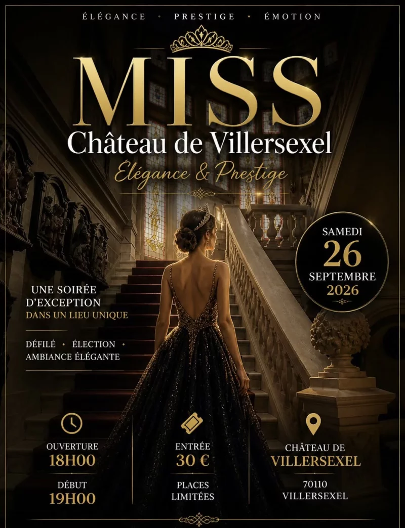 Élection miss château de Villersexel