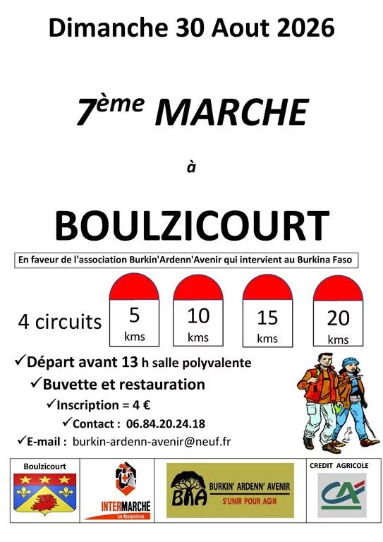 Marche populaire à Boulzicourt