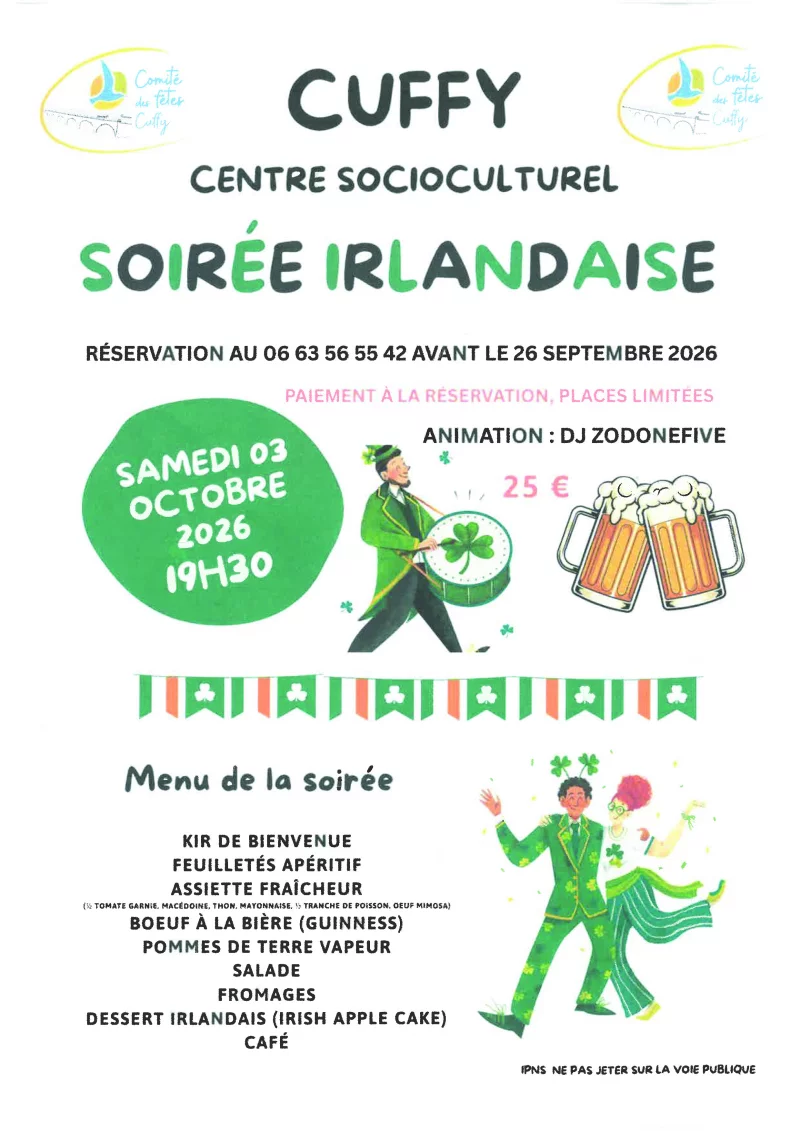 Soirée Irlandaise