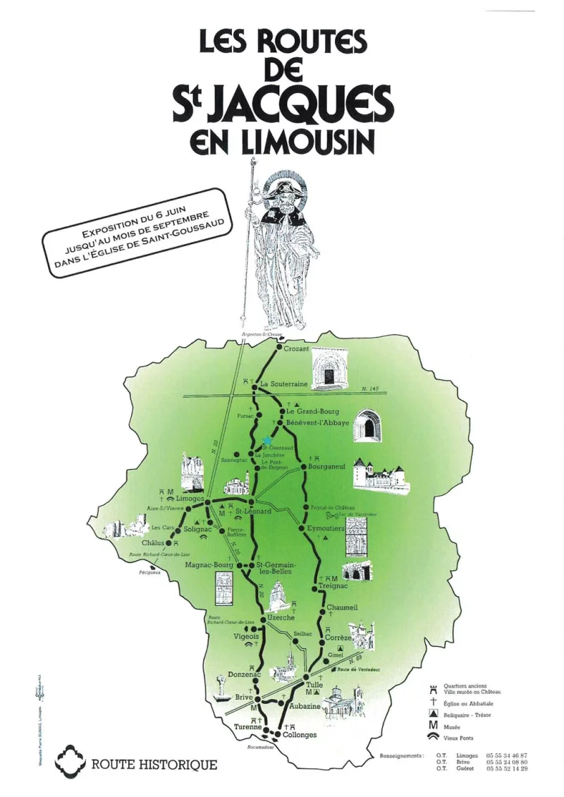 Exposition Les Routes de Saint Jacques en Limousin