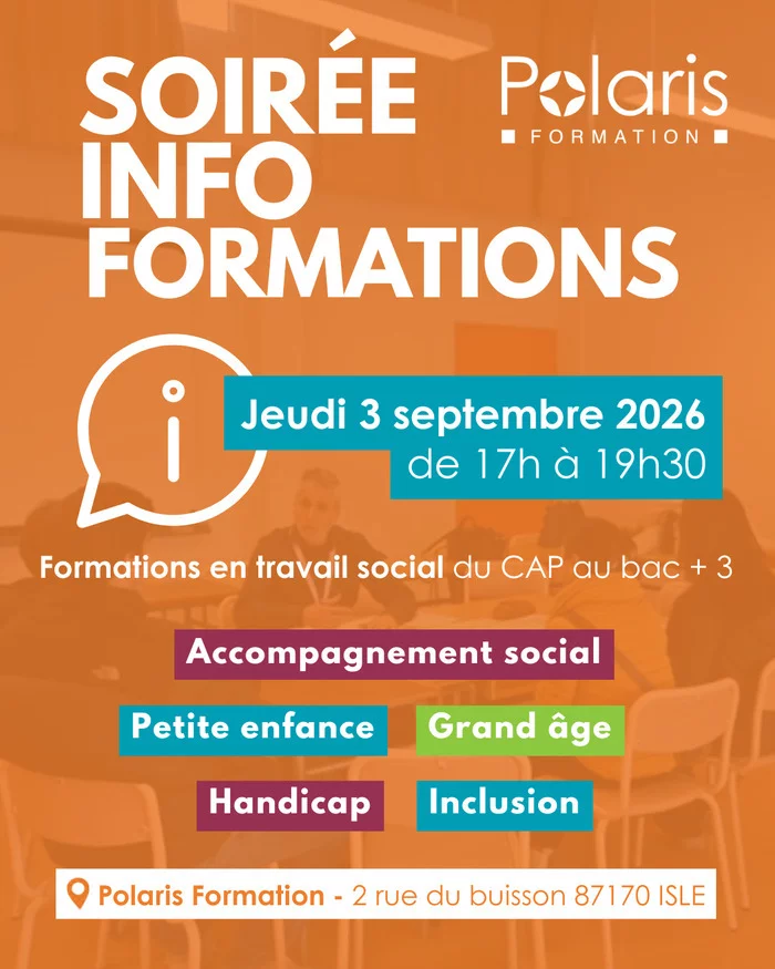 Soirée Info Formations en Travail Social