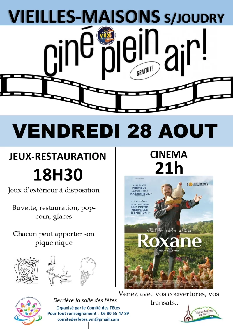 Jeux et cinéma en plein air