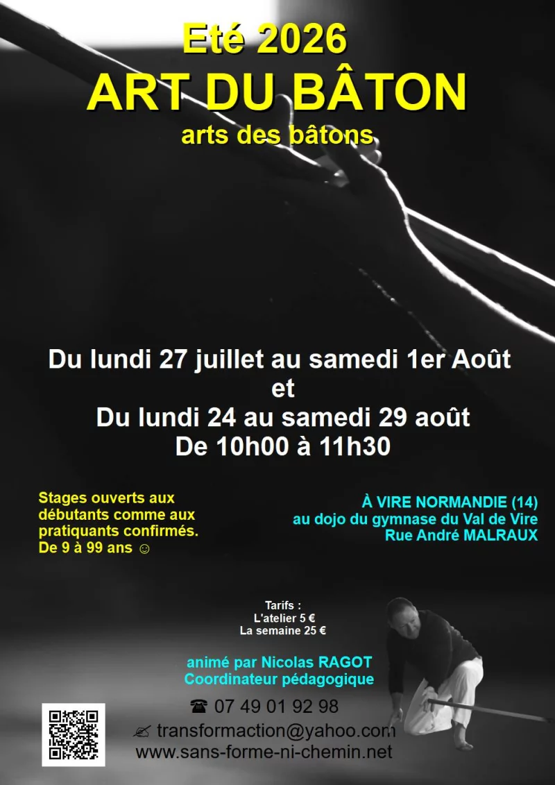 Stage Art du/des baton(s) à Vire Normandie