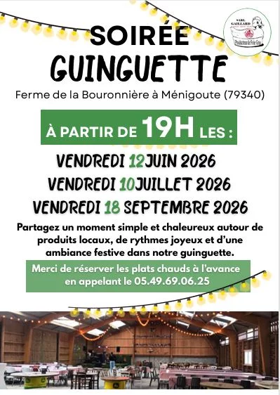 Soirée Ginguette à la ferme - SARL Gaillard
