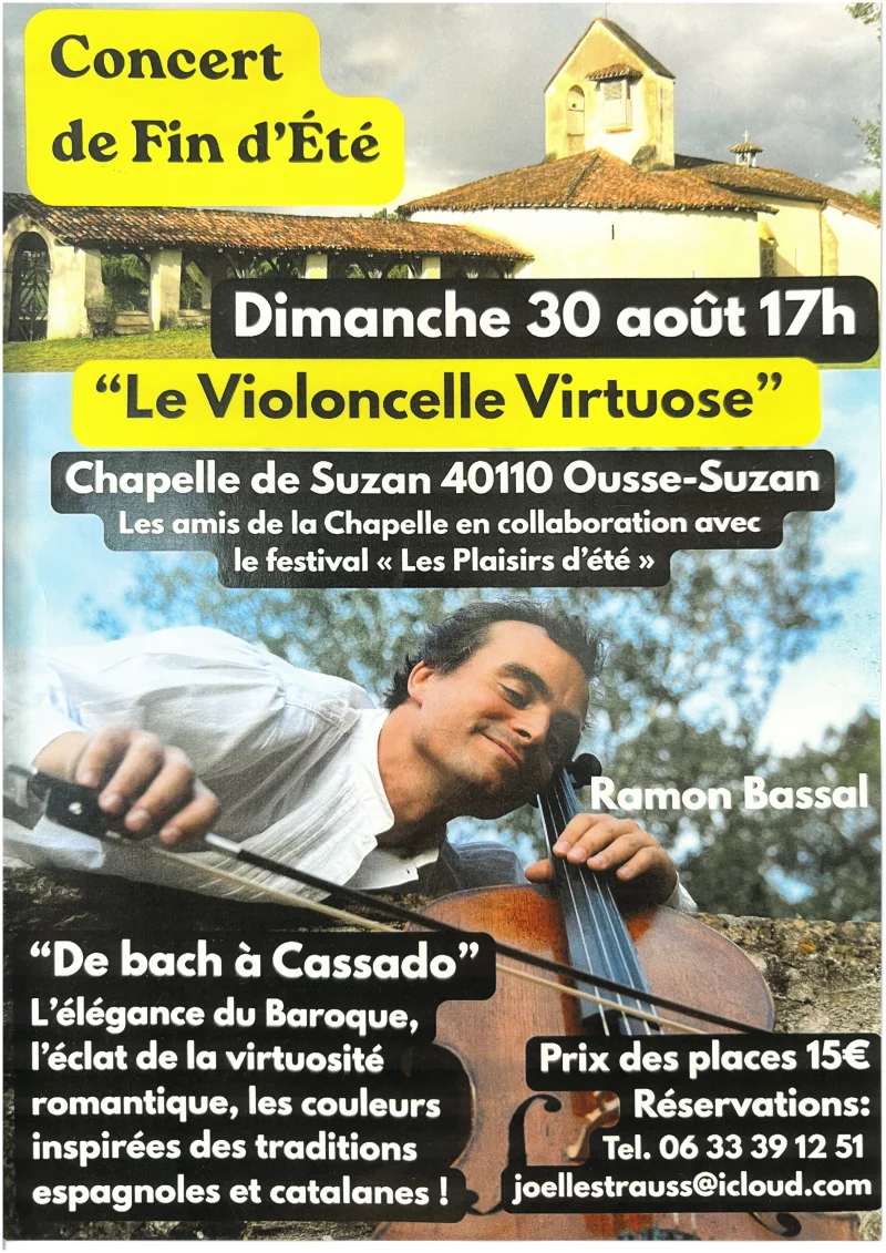 Concert de fin d'été - "Le violoncelle Virtuose"