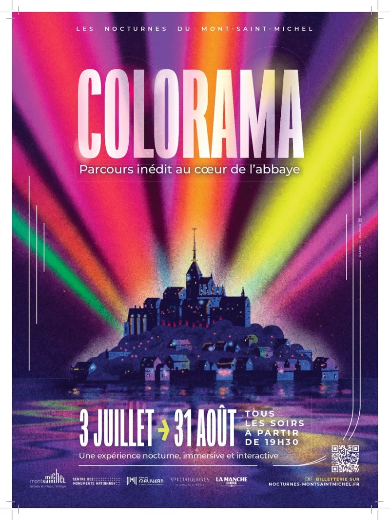Les Nocturnes de l'abbaye du Mont-Saint-Michel "Colorama"