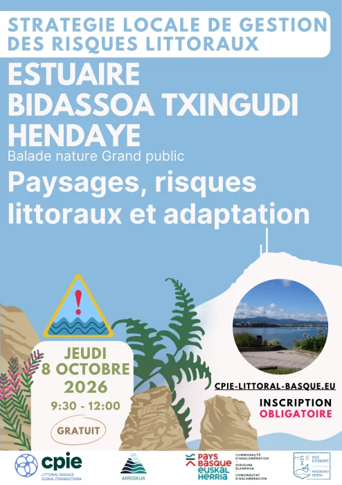 Paysages, risques littoraux et adaptation - Estuaire de la Bidassoa