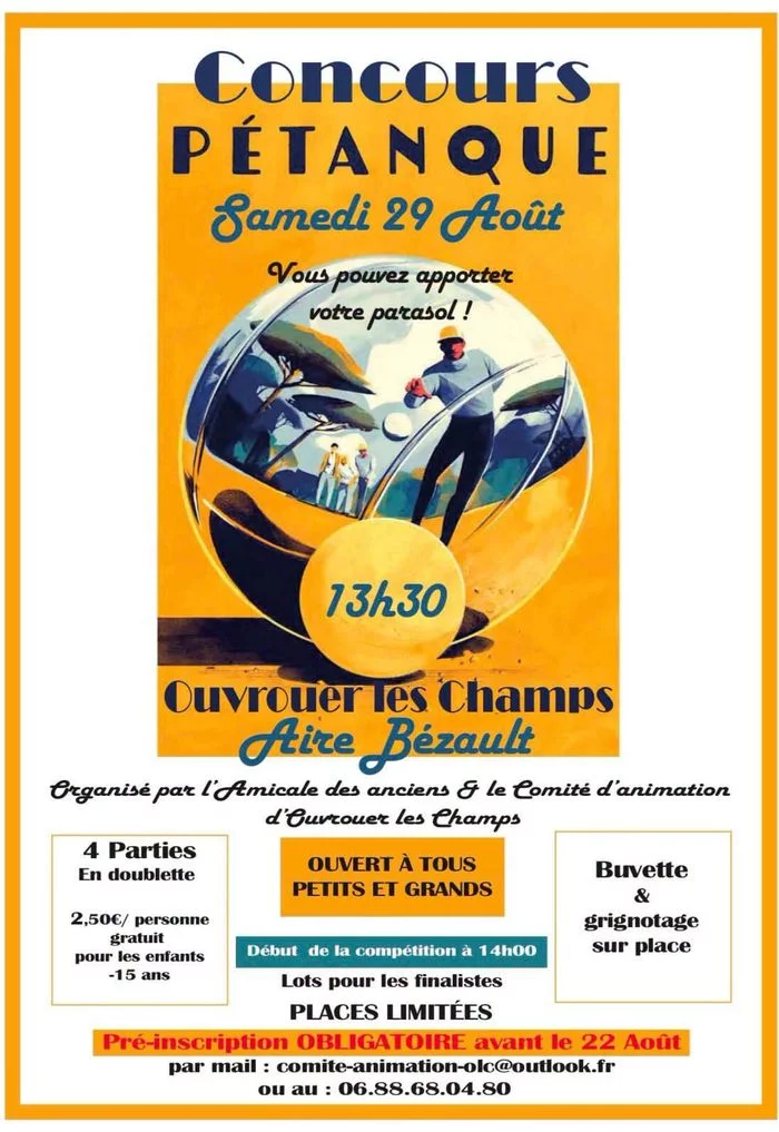 Concours de pétanque