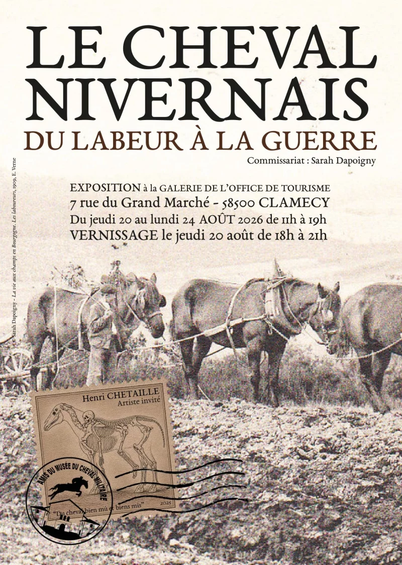 Exposition Le Cheval Nivernais, du labeur à la guerre