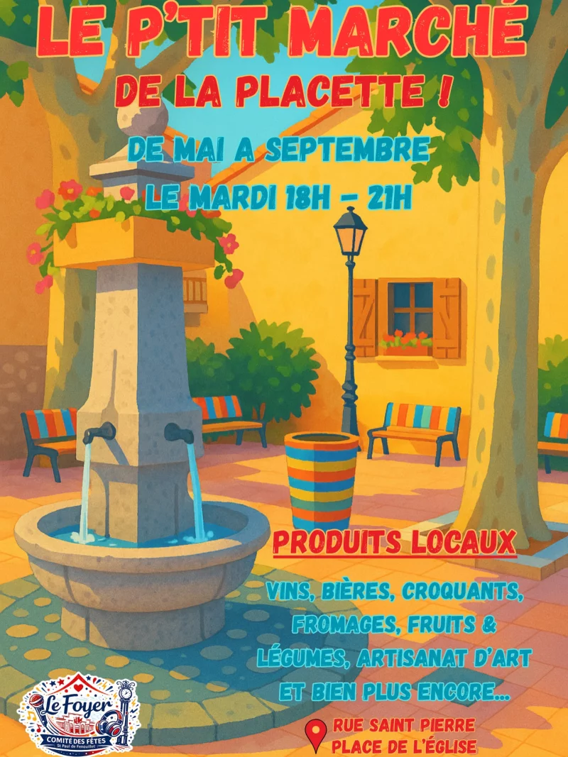 LE P'TIT MARCHÉ DE LA PLACETTE - SAINT PAUL DE FENOUILLET
