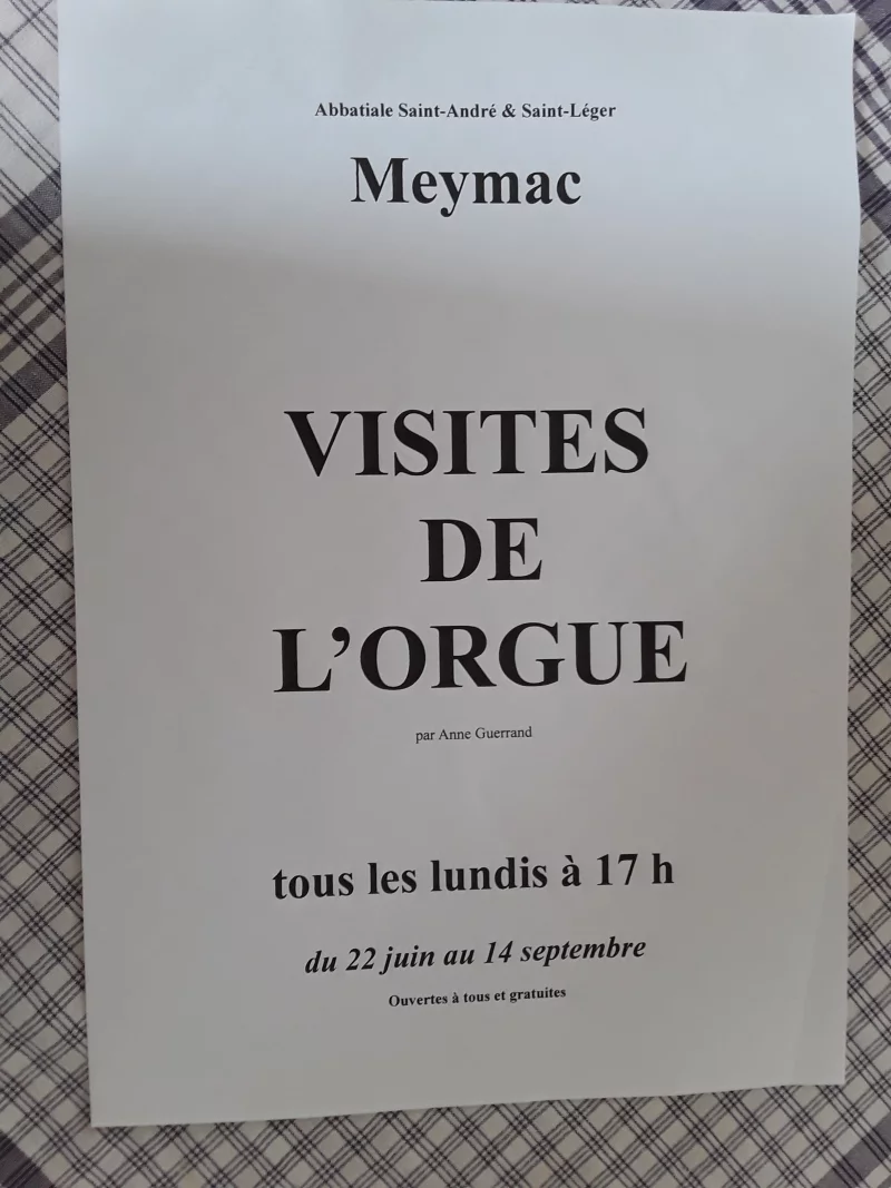 Visite de l'orgue