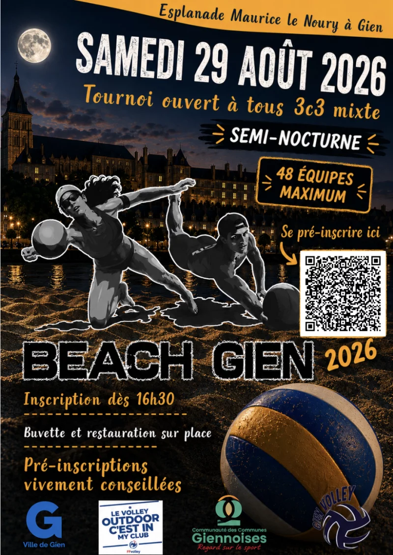 Tournoi beach volley