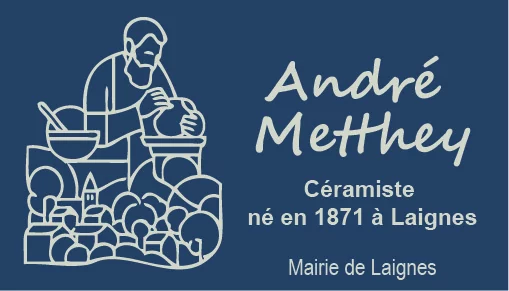 André Metthey céramiste né à Laignes en 1871