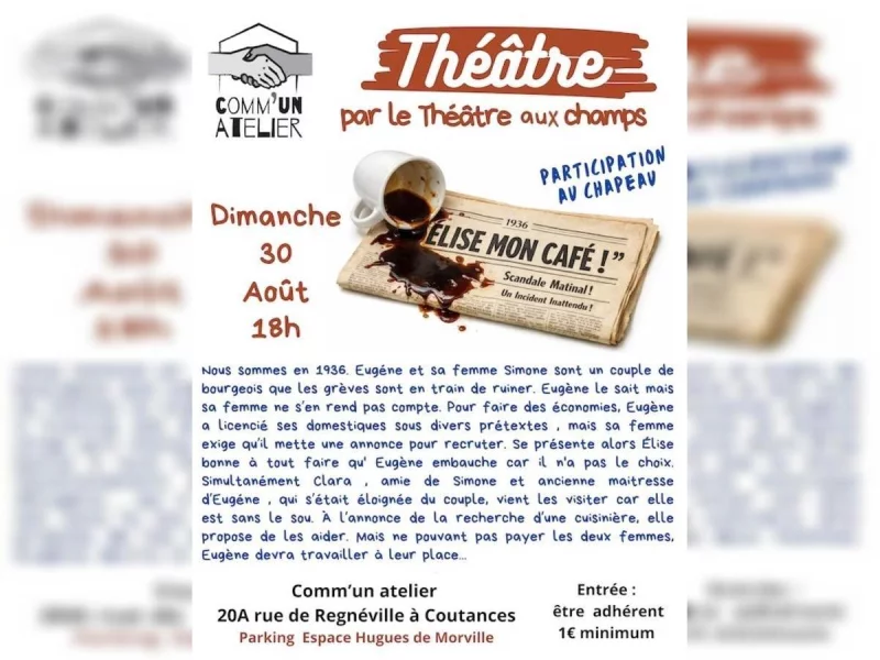 Théâtre "Élise mon café"