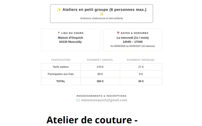 Atelier couture