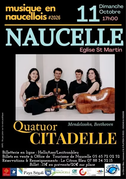 Concert Quatuor Citadelle